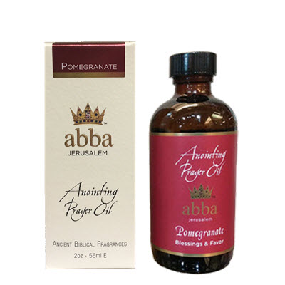 Pomegranate Anointing Prayer Oil 2oz - Abba Oils Ltd